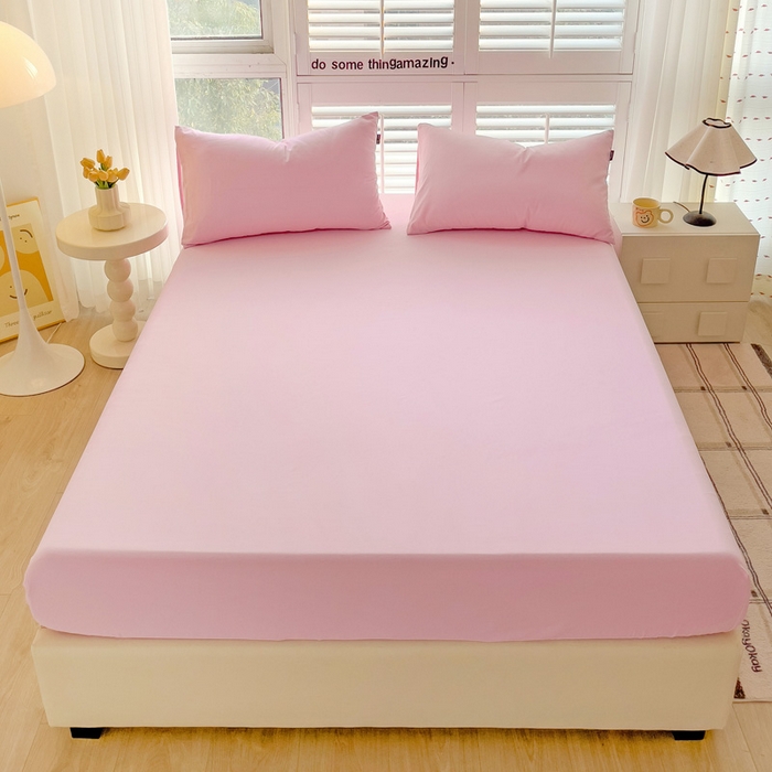 91家纺网 家纺一手货源 找家纺 （总）富馨莱 2025新款60支纯棉纯色床笠