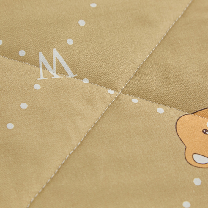 91家纺网 家纺一手货源 找家纺 棉乐町 2025新款全棉棉花夏凉被纯棉夏被空调被子 咖啡熊