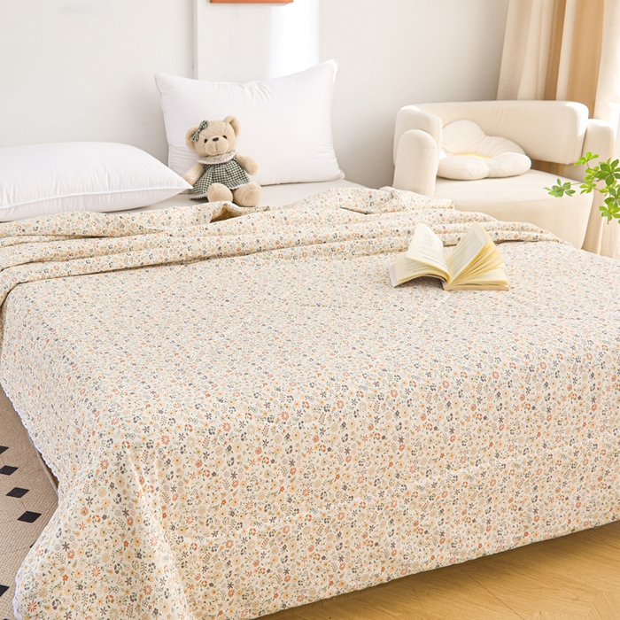 91家纺网 家纺一手货源 找家纺 棉乐町 2025新款全棉棉花夏凉被纯棉夏被空调被子 芒种