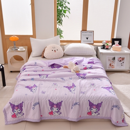 91家纺网 家纺一手货源 找家纺 （总）艾兜坊 2025新款三丽鸥亲肤原棉夏被