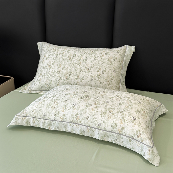 91家纺网 家纺一手货源 找家纺 娇逸家居 2025新款50支印花莱赛尔天丝夏被镂空款花边夏凉被 拾间