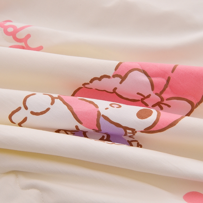 91家纺网 家纺一手货源 找家纺 艾兜坊 2025新款三丽鸥亲肤原棉夏被 星月美乐蒂