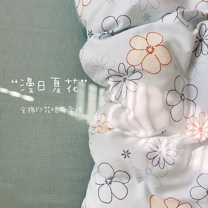 91家纺网 家纺一手货源 找家纺 总1卡普纯棉全棉四件套13070喷气床单款床笠款三件套