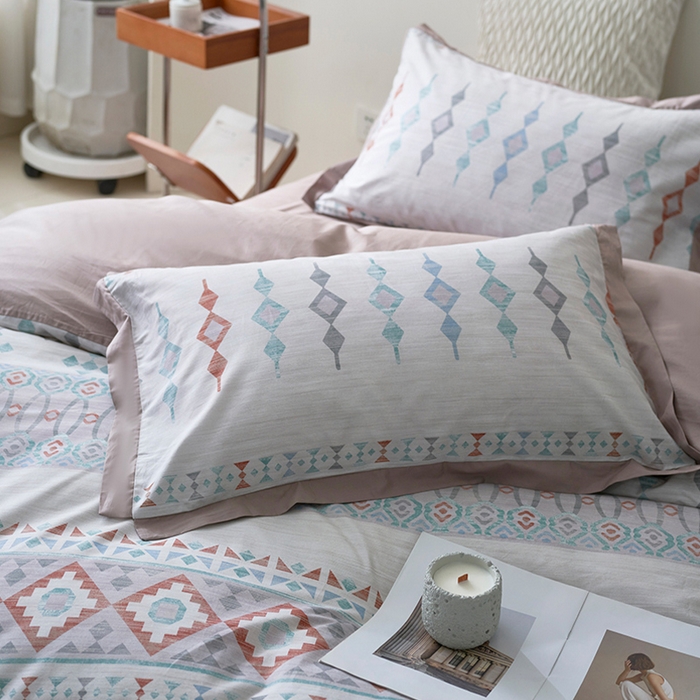 91家纺网 家纺一手货源 找家纺 （总）橙艺家居 2025新款臻品柔棉印花四件套