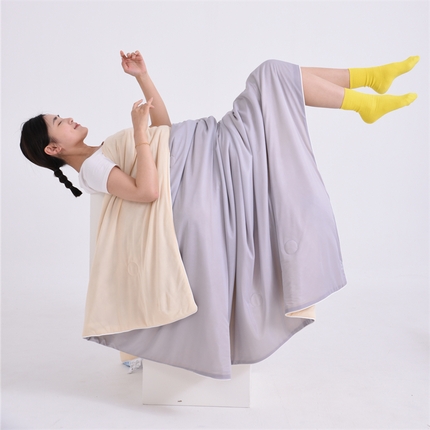 恒科家纺 2025新款凉感丝冰淇淋夏被可机洗夏被新品空调被西瓜被子被芯 黄拼灰