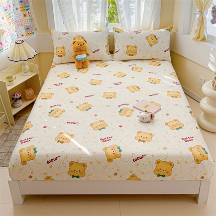 91家纺网 家纺一手货源 找家纺 （总）名兮家居 2025新款13372全棉印花四件套单品系列-单床笠