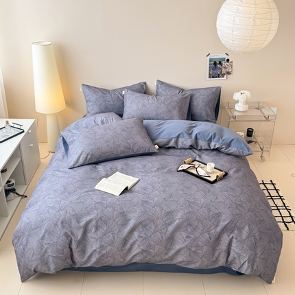 91家纺网 家纺一手货源 找家纺 （总）女子家纺 2025新款中式斜纹全棉磨毛40支印花四件套