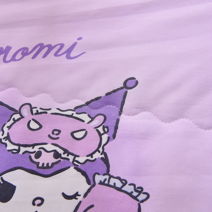 91家纺网 家纺一手货源 找家纺 艾兜坊 2025新款三丽鸥亲肤原棉夏被 信封库洛米