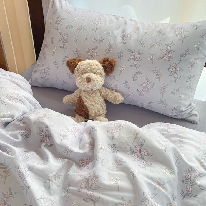 91家纺网 家纺一手货源 找家纺 寻米 2025新款A类全棉双层纱学生三件套 安娜