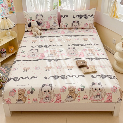 91家纺网 家纺一手货源 找家纺 （总）名兮家居 2025新款13372全棉印花四件套单品系列-单床笠