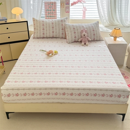 91家纺网 家纺一手货源 找家纺 （总）多品家纺 2025新款超柔水洗云朵棉单品床笠