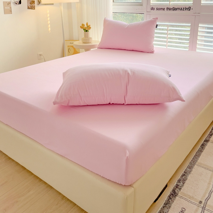 91家纺网 家纺一手货源 找家纺 （总）富馨莱 2025新款60支纯棉纯色床笠