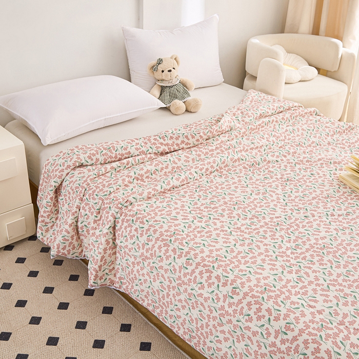 91家纺网 家纺一手货源 找家纺 棉乐町 2025新款全棉棉花夏凉被纯棉夏被空调被子 春分