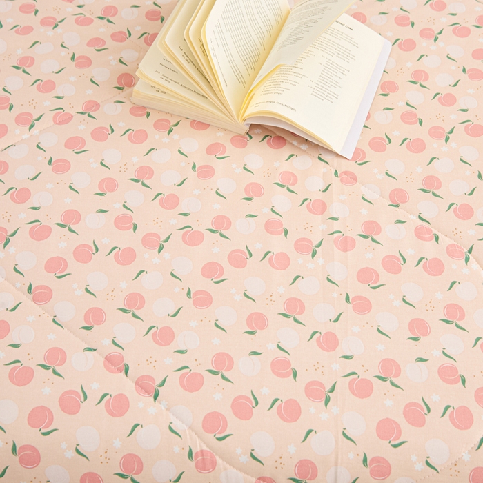 91家纺网 家纺一手货源 找家纺 首爱小清新印花里外全棉夏被纱布夏被纯棉夏被棉花被夏凉被空调被子儿童夏被 红蜜