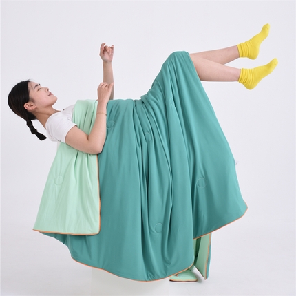 恒科家纺 2025新款凉感丝冰淇淋夏被可机洗夏被新品空调被西瓜被子被芯 西瓜绿