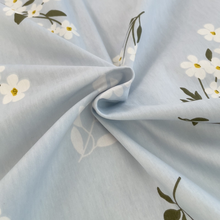 91家纺网 家纺一手货源 找家纺 优质买家秀热卖不断货A类母婴级卡通花卉儿童纯棉全棉床单纯棉全棉床笠全棉纯棉床单全棉13372四件套 挚爱-那年花开