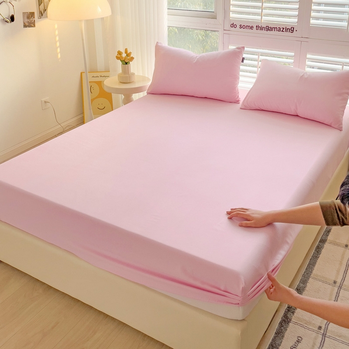 91家纺网 家纺一手货源 找家纺 （总）富馨莱 2025新款60支纯棉纯色床笠