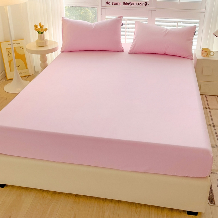 91家纺网 家纺一手货源 找家纺 （总）富馨莱 2025新款60支纯棉纯色床笠