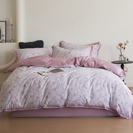 91家纺网 家纺一手货源 找家纺 （总）橙艺家居 2025新款臻品柔棉印花四件套