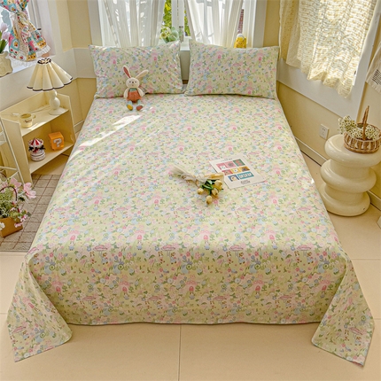 名兮家居 2025新款13372全棉印花四件套单品系列-单床单 花花世界