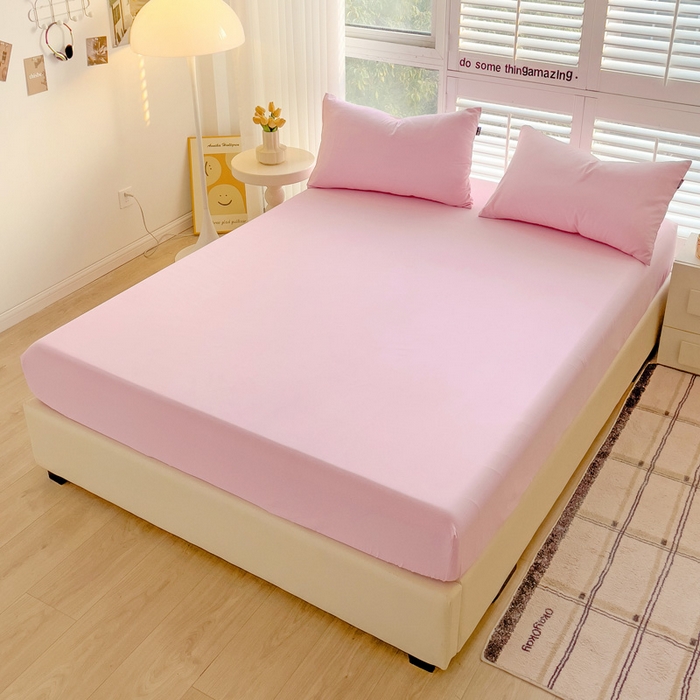 91家纺网 家纺一手货源 找家纺 （总）富馨莱 2025新款60支纯棉纯色床笠