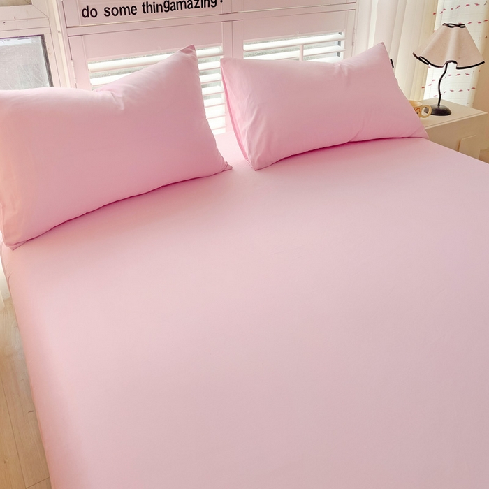 91家纺网 家纺一手货源 找家纺 （总）富馨莱 2025新款60支纯棉纯色床笠