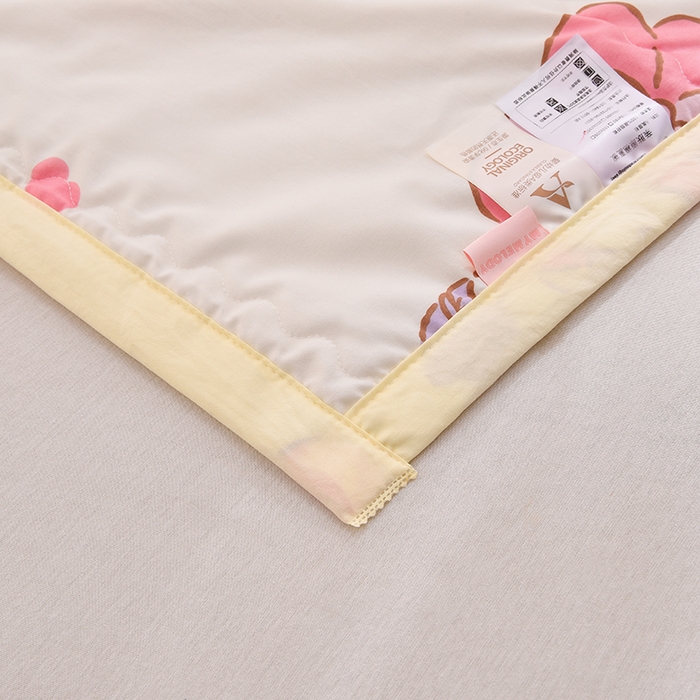 91家纺网 家纺一手货源 找家纺 艾兜坊 2025新款三丽鸥亲肤原棉夏被 星月美乐蒂