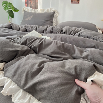 慕澄家纺 2025新款中古风法式蕾丝复古四件套 密语