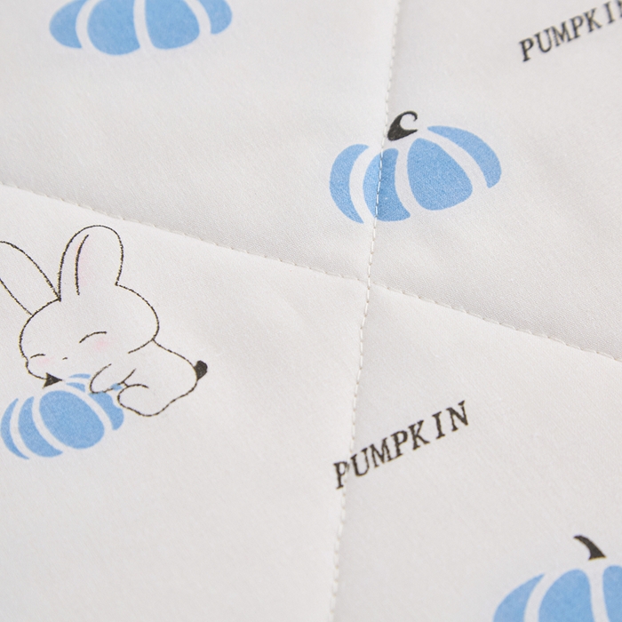 91家纺网 家纺一手货源 找家纺 棉乐町 2025新款全棉棉花夏凉被纯棉夏被空调被子 蓝小兔