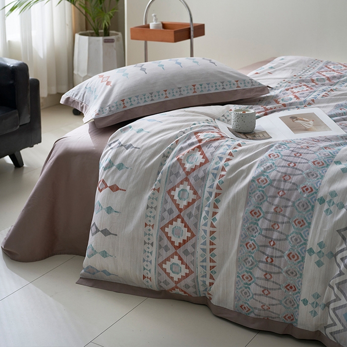 91家纺网 家纺一手货源 找家纺 （总）橙艺家居 2025新款臻品柔棉印花四件套