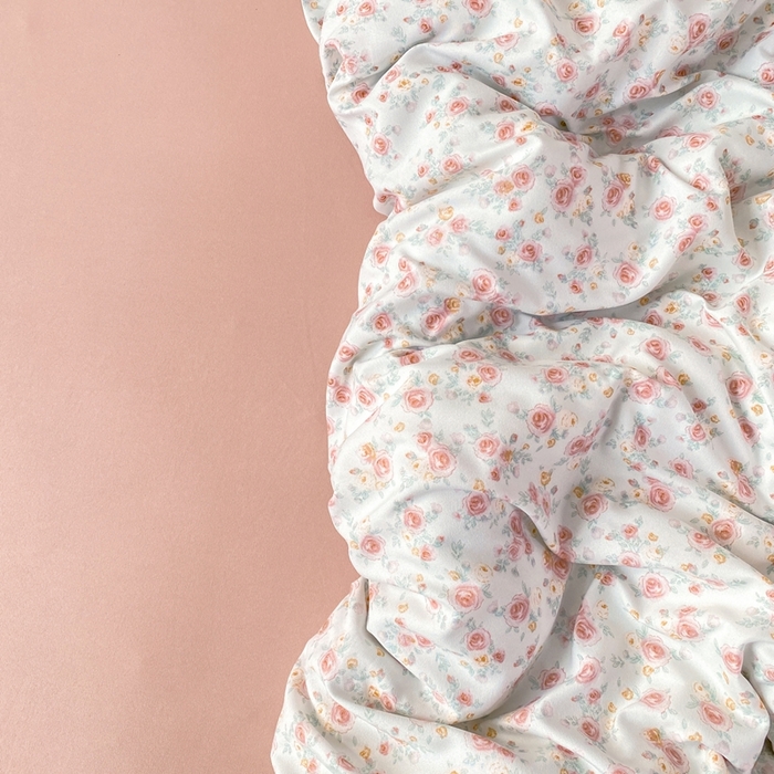 91家纺网 家纺一手货源 找家纺 欧尚 2025新款有氧针织双层纱四件套 花从