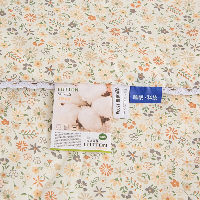 91家纺网 家纺一手货源 找家纺 棉乐町 2025新款全棉棉花夏凉被纯棉夏被空调被子 芒种