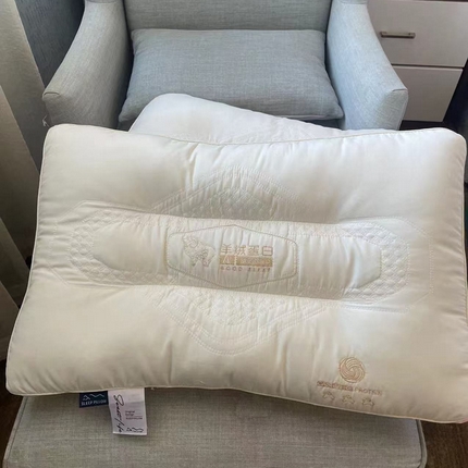 91家纺网 家纺一手货源 找家纺 （总）云熙枕业 2025新款羊绒蛋白枕枕头枕芯48*74cm