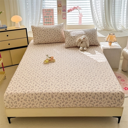 91家纺网 家纺一手货源 找家纺 （总）多品家纺 2025新款超柔水洗云朵棉单品床笠