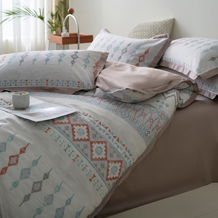 91家纺网 家纺一手货源 找家纺 （总）橙艺家居 2025新款臻品柔棉印花四件套