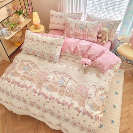 （总）名兮家居 2025新款12868全棉纯棉四件套