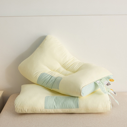 （总）萌番宝 2025新款云柔提花云感SPA护颈枕芯枕头按摩宿舍专用单人低中高枕