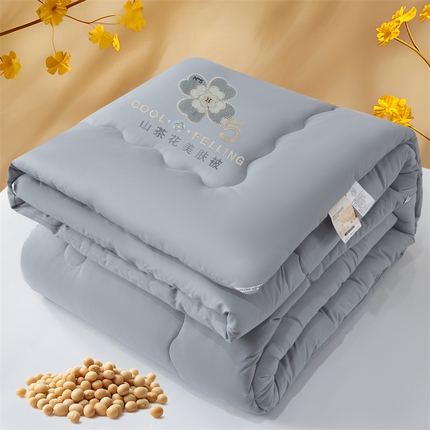 91家纺网 家纺一手货源 找家纺 （总）寝美资家居 2025新款山茶花大豆被子被芯