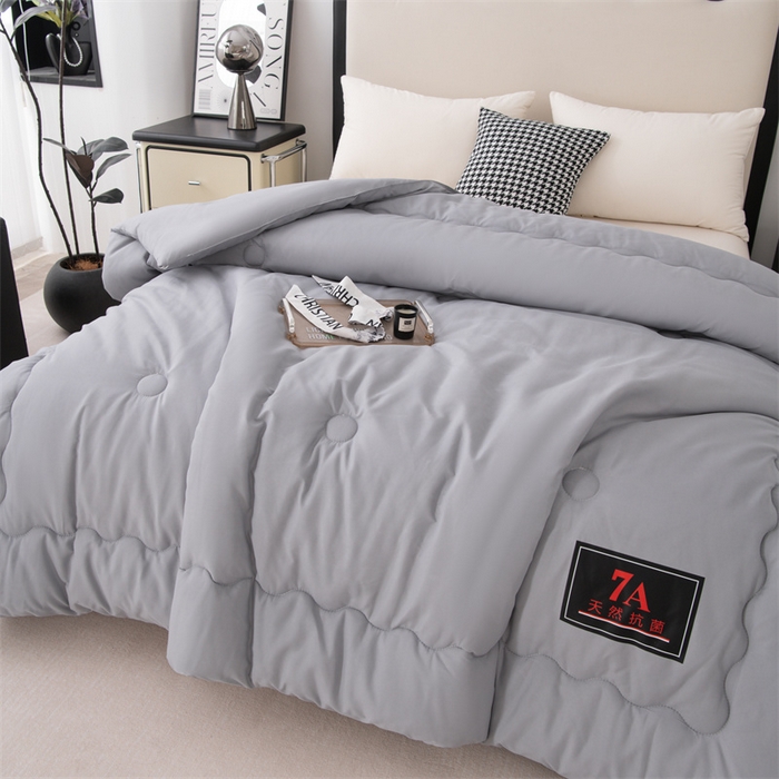 91家纺网 家纺一手货源 找家纺 瑶瑶家居床垫 2025新款7A抗菌被大豆被子被芯（黑标7A） 黑标7A-灰