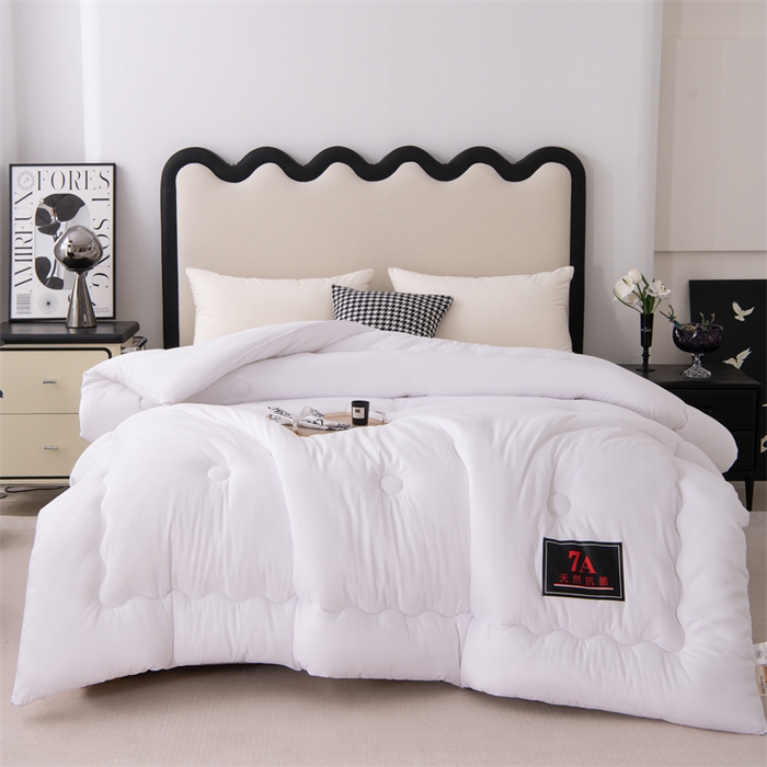 91家纺网 家纺一手货源 找家纺 瑶瑶家居床垫 2025新款7A抗菌被大豆被子被芯（黑标7A） 黑标7A-白