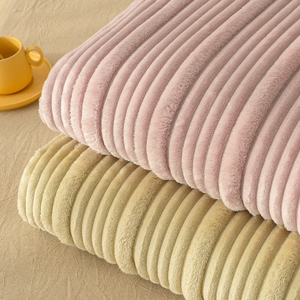 （买家秀不断货）A类母婴级兔兔绒毛毯北极绒毛毯双层毯子牛奶绒毛毯兔兔绒毯子午睡毯珊瑚绒毛毯羊羔绒毛毯 展示图3