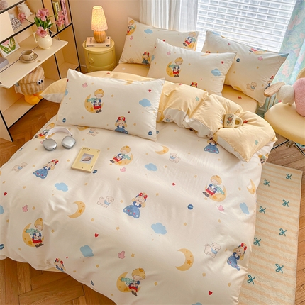 91家纺网 家纺一手货源 找家纺 （总）名兮家居 2025新款12868全棉纯棉四件套