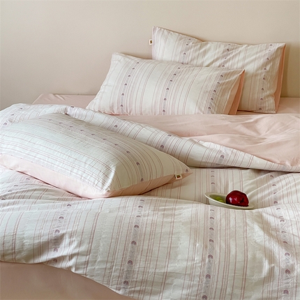 91家纺网 家纺一手货源 找家纺 （总）卡巴伦家纺 2025新款全棉A类刺绣提花四件套