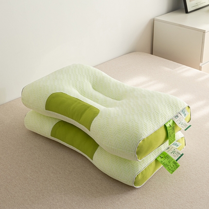 91家纺网 家纺一手货源 找家纺 （总）萌番宝 2025新款竹炭云柔SPA按摩护颈枕头枕芯睡眠家用枕头枕芯