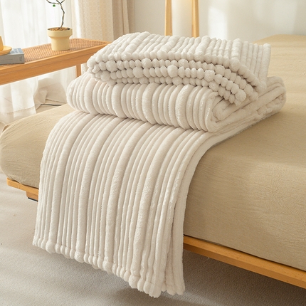 （买家秀不断货）A类母婴级兔兔绒毛毯北极绒毛毯双层毯子牛奶绒毛毯兔兔绒毯子午睡毯珊瑚绒毛毯羊羔绒毛毯 展示图7