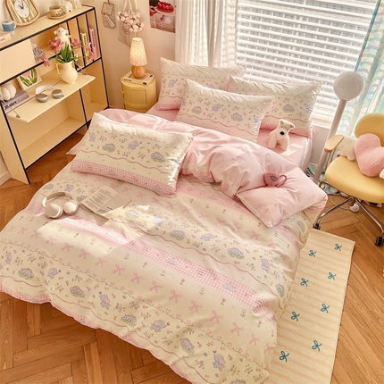 91家纺网 家纺一手货源 找家纺 （总）名兮家居 2025新款12868全棉纯棉四件套