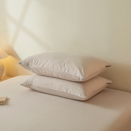 涵宸家纺 2025新款全棉印花良品系列枕套 枕套-云纹-其