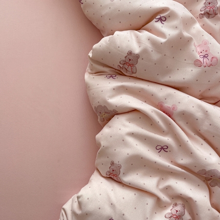 91家纺网 家纺一手货源 找家纺 （总）仟网汇 2025新款有氧针织棉双层纱系列四件套-床拍