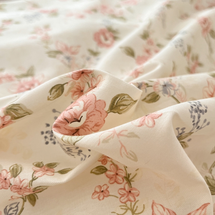 91家纺网 家纺一手货源 找家纺 涵宸家纺 2025新款全棉印花四件套 B露丝