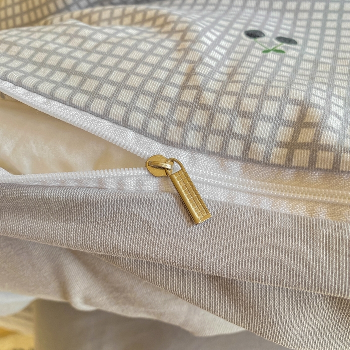 91家纺网 家纺一手货源 找家纺 尚美 2025新款小碎花针织棉床盖四件套 芳华